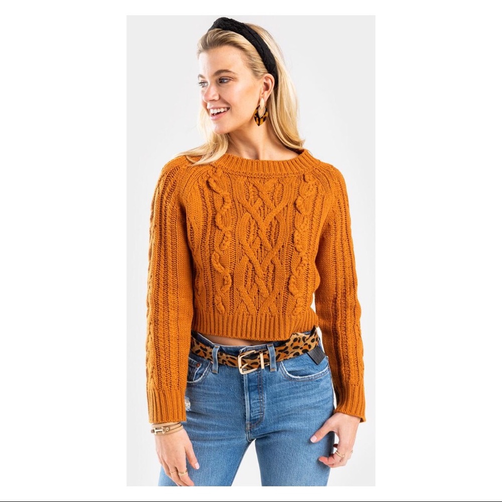 Francesca’s Honey Knit Sweater
